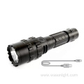 Professional durable tough T6 10W husky led torch light USB rechargeable long range outdoor flashlight for camping